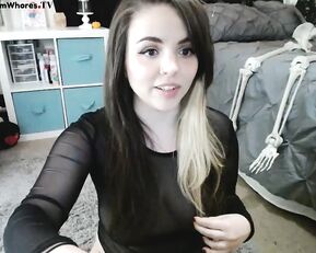 autumnvondoe juicy and sweet girl in stockings with buttplug anal webcam show