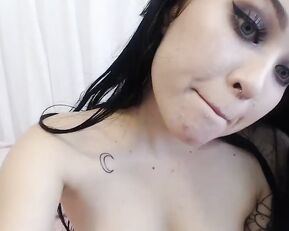 Dahlrose naked tattoo brunette in bed free private show