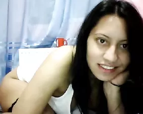 Belllabruna busty latina brunette teen finger ass webcam show