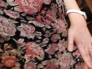 Pretty blindfold brunette milf wife suck cock when parents leave house,enjoy