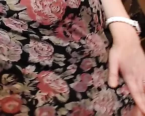 Pretty blindfold brunette milf wife suck cock when parents leave house,enjoy