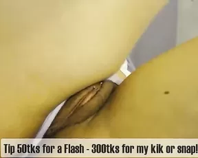 Blonde gets rammed by both dildo and a cock