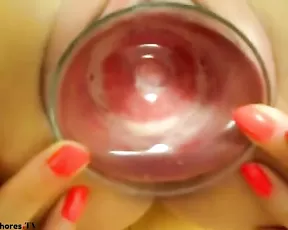 Amateur teen vaginal fisting bottle