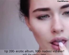 Oksanafedorova tongue tease