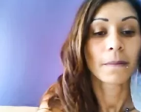 Girl is sucking a hard dick