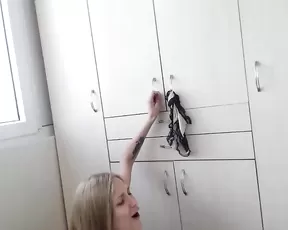 Hot blonde with large tits kneaded and fucked hard