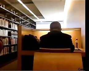 Kova flash tits in public library