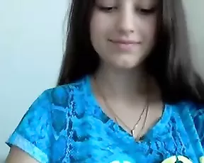 Pretty blonde is fooling around
