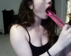 So pretty blonde milf wife with glasses make a hell of a blowjob order by him