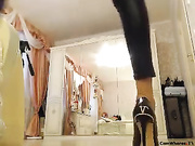 Shakemyselfxx leather leggings and heels