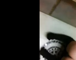 Wannaownit has fun in public lift