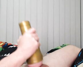 Candypuff make blowjob and masturbate her boyfriend in webcam show