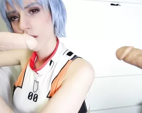 Lana_Rain slim teen suck two dildo in private premium video