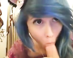 Kitten_Sophie blue head teen make Blowjob in private premium video