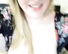 Busty thing masturbates in this video