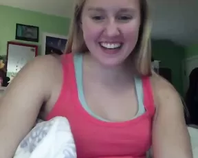 Cute teen bouncing on my cock