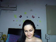 Blonde gives a blow job