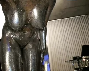 AliSummers glitter statue