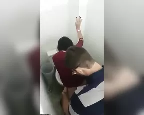 party and fuck in the restroom