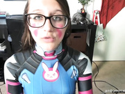 Ambersonata - D.va cosplay blowjob