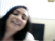 Busty wife gives handjob