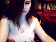 Teen gives a really sloppy blow job