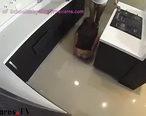 Lusty babe blows my cock