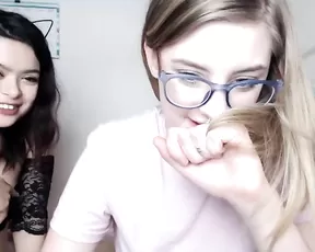 Skinny college teen gets rammed from behind