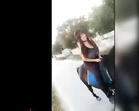 tyllaa riding a horse