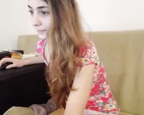 So pretty brunette girlfriend gets licking her pussy before a missionary fuck