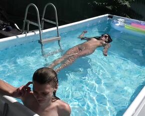 AngelsCouple69 - naked lesbians in pool