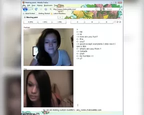 Two girls on chatroulette