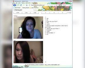 Two girls on chatroulette