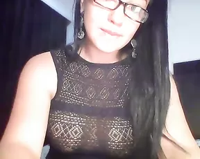 Latina with firm tits rides on top of a cock