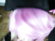 Blonde MILF gobbles her man on bed