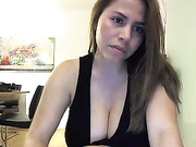 Dark haired teen gets dildoed by a blonde Milf