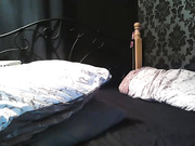 Curvy MILF dances for the camera and strips