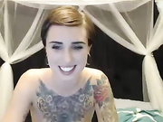 Slamming her round ass real hard