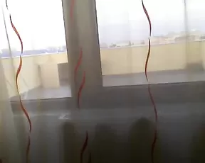 Hard long white dick stroking