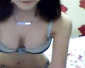 Korean girl strip in webcam full