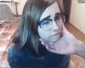 hot busty gets huge facial