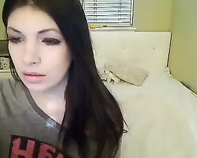 Slim babe with long legs sucking and getting fucked hard