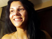 So pretty latin brunette wife make a hot sex fun video with lustful husband,damn