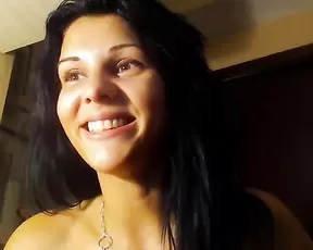 So pretty latin brunette wife make a hot sex fun video with lustful husband,damn
