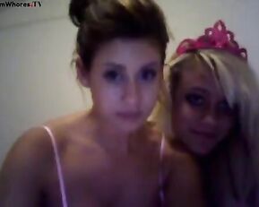 Horny amateur webcam couple naked