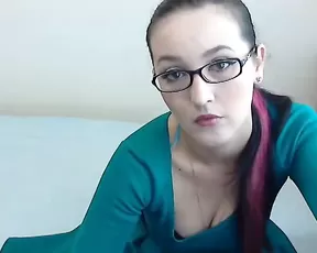 Teen is doing cock sucking