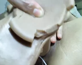Babe gets cum inside after reverse cowgirl