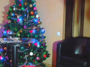 Sitting on a long toy