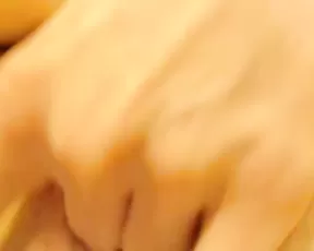 Charming teen girlfriend stuffs her face on her man's meat