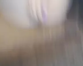 Cutie plays with her tits